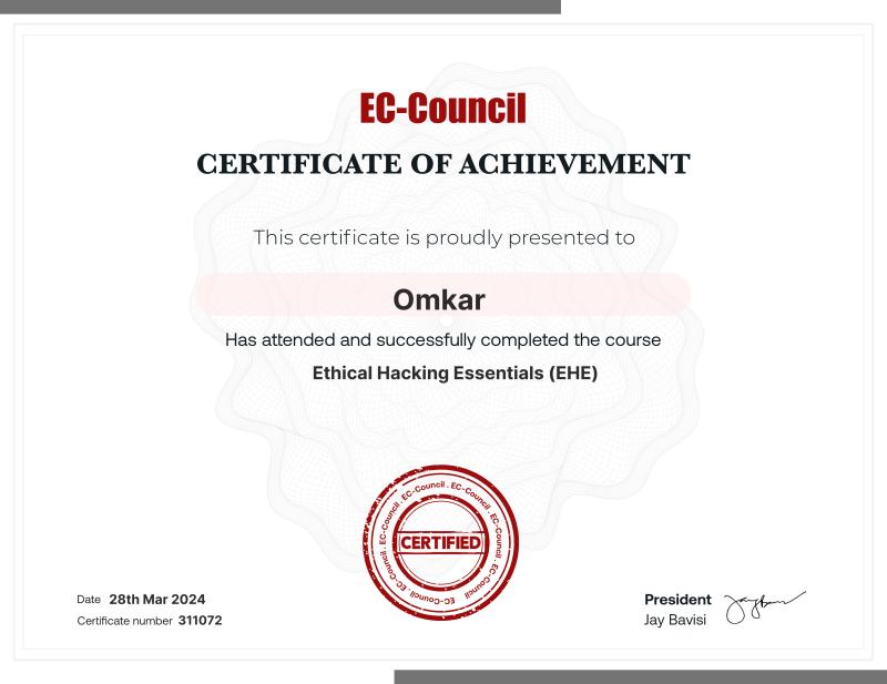 Certification 2